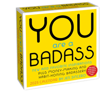 You Are a Badass 2025 Day-To-Day Calendar